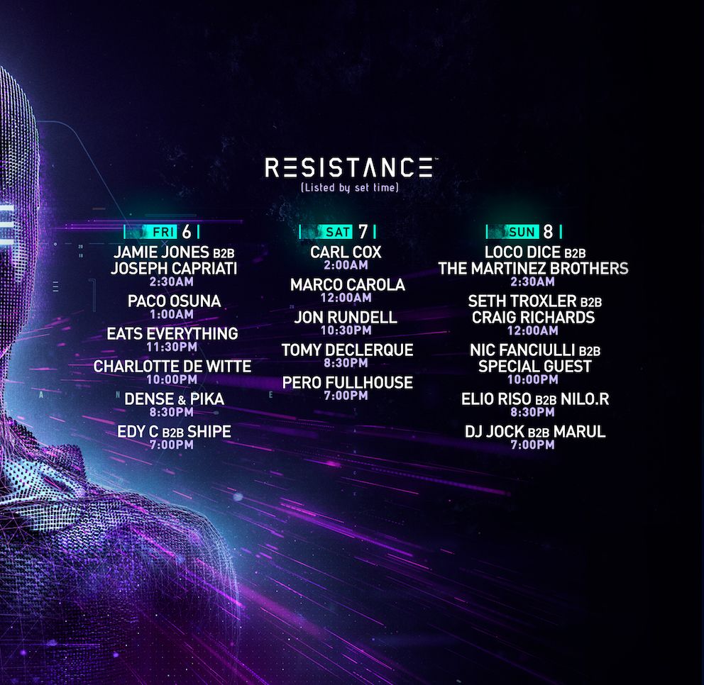 Ultra Europe Carrousel Set Times c