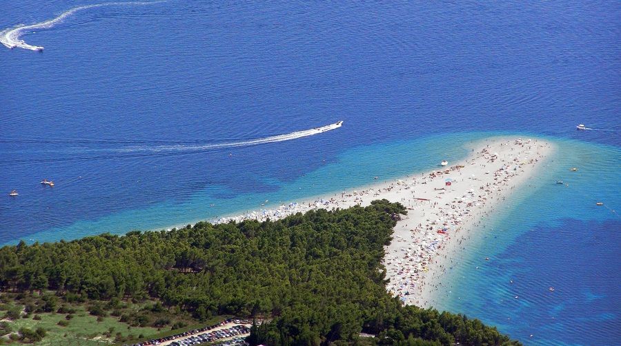 Zlatni rat from Vidova Gora