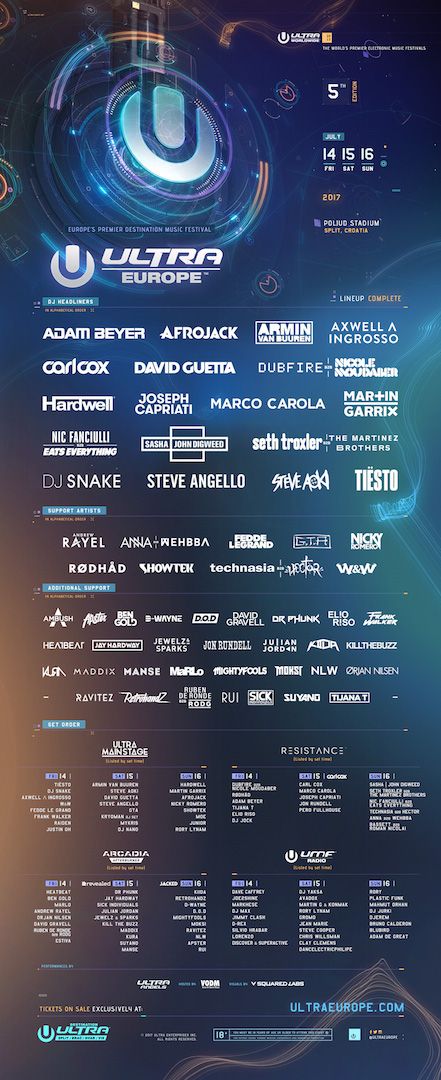 2017 Ultra Europe PH 3lineup