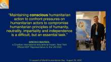 Reputable New York City Croat Quoted by FOWPAL Commemorating World Humanitarian Day with Conscience