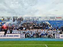 NK Osijek Celebrates Second Place in HNL (PHOTOS)
