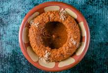 Muhamara, a dip made with tomatoes and walnut