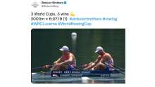 Sinković Brothers Take First at World Rowing Cup in Lucerne!