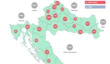 Croatia Logs 501 COVID Cases, 12 Deaths