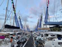 The largest Yacht Week flotilla of the season is 50 boats with 10 guests each plus hosts and skippers