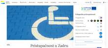Zadar Tourist Board Adapts Website for People with Disabilities