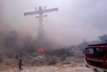 Fire in Seget Gornji Prevents Planes From Landing at Split Airport