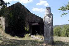 Pillar of shame in Salež, Istria