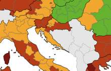 8 Croatian Counties Turn Red On ECDC Map, Coastal Counties Remain Orange