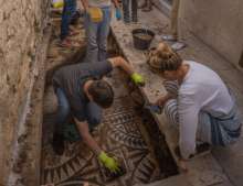Roman Mosaic in Stari Grad on Hvar Discovered Under City Streets