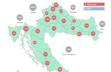 Croatia Registers 64 New COVID Cases, 19 Related Deaths