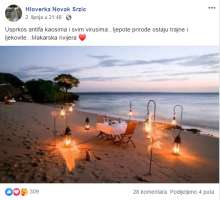 A romantic dinner on a beautiful sandy beach in Mozambique