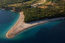 Zlatni rat beach in Bol, Island of Brač