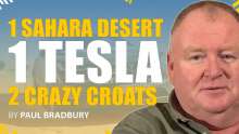 Two Crazy Croats, a Tesla, and Crossing the Sahara Desert (VIDEO)