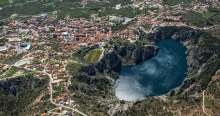 The Blue Lake, one of the 11 Imotski lakes