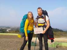 Croatian couple completed Via Adriatica trail
