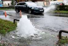 Busy Zagreb Road Flooded This Morning Owing to Burst Pipe