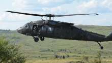 Two Black Hawk Helicopters, Donated by USA, Presented at Pleso Airbase