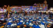 Spectacular Kaleidoscope Festival of Lights on Osijek City Day 2021, the start of Advent in Osijek