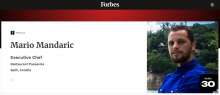 Young Croatian Chef Mario Mandarić Makes Forbes 30 under 30 List