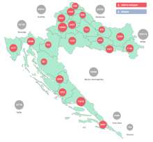 Croatia Logs 8,958 New Coronavirus Cases, 35 Deaths