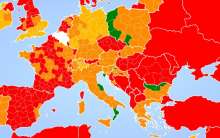 Belgium Publishes ''Coronavirus Map'' - 2 Croatian Regions Do Well