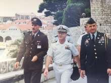 Miso Mihocevic (far left)