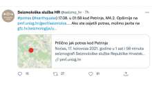 Magnitude 4.2 Quake in Petrinja