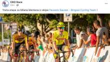 CRO Race 3rd Stage: Milan Menten Wins from Primošten to Makarska