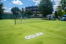 First Free Public Tennis Court in Croatia with Wimbledon-Like Grass Opens in Osijek