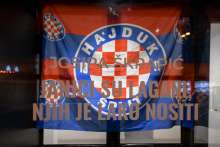 Bad Blue Boys Crash Exhibition Opening in Zagreb to Steal Hajduk Flag