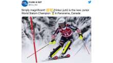 Skier Zrinka Ljutić Becomes Croatia's First Female World Junior Champion!