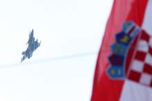 Two Rafale Jets Fly Over Zagreb