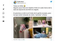 Bizarre Fake Pro-Putin Zagreb IKEA Photos Circulating in Russia