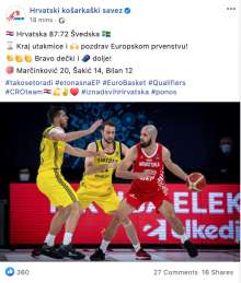 Croatia Basketball Qualifies for EuroBasket 2022!