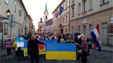 Rally of Support for Ukraine Held in Osijek