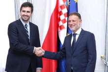 President of the Croatian Parliament Gordan Jandrokovic received the President of the House of Representatives of the Republic of Chile Diego Paulsen Kehr.