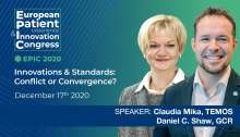 Claudia Mika, Daniel Shaw in EPIC Webinar on Innovations & Standards: Conflict or Convergence?