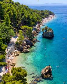 All Makarska Riviera Beaches from Above: a Stunning 17-Video Collection