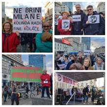 NGOs Hold Performance on 1st Anniversary of Large Protest against Bandić