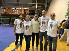 Gabriela, Irena, Ema and Hrabri Rajić with Branko Fabijančić
