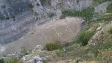 VIDEO: Football Match Played at Bottom of Blue Lake in Imotski for 15th Time
