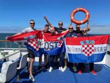 Croatia Fans on Ferry from Germany to Denmark (PHOTOS)