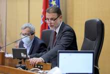 Croatian Parliament Speaker Receives Montenegrin PM