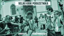Puljak, Oreskovic Support Entrepreneurs' Protests, Calls for Citizens Support