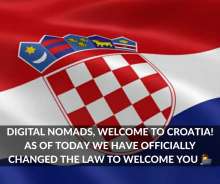 Croatian Digital Nomad Visa Closer as Parliament Changes Aliens Act