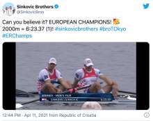 Sinkovic Brothers Win European Gold in Italy!