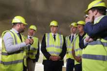 PM Satisfied with Pace of Construction of Učka Tunnel's Second Tube