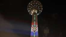 Croatian Flag Lights Up Milad Tower in Iran to Mark 30 Years of Croatian Recognition