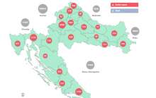 Croatia Registers 1,768 New COVID Cases, 14 Related Deaths